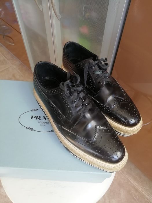 Лоферы, туфли Prada