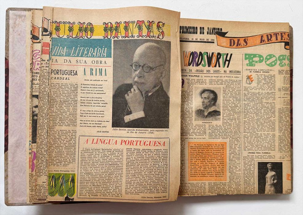 1950, ARTES E LETRAS – O Primeiro de Janeiro. Ano completo.