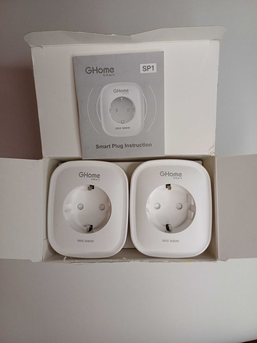 Gniazdko Ghome Smart Sp-1 WiFi-2pak-Alexa,Google As., 3680W