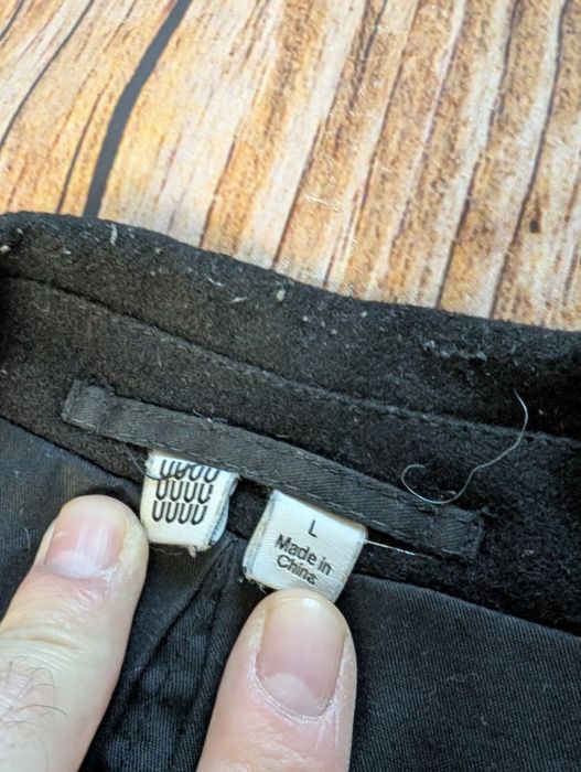 Czarny płaszcz wełniany Uniqlo wool coat jesienny jesień