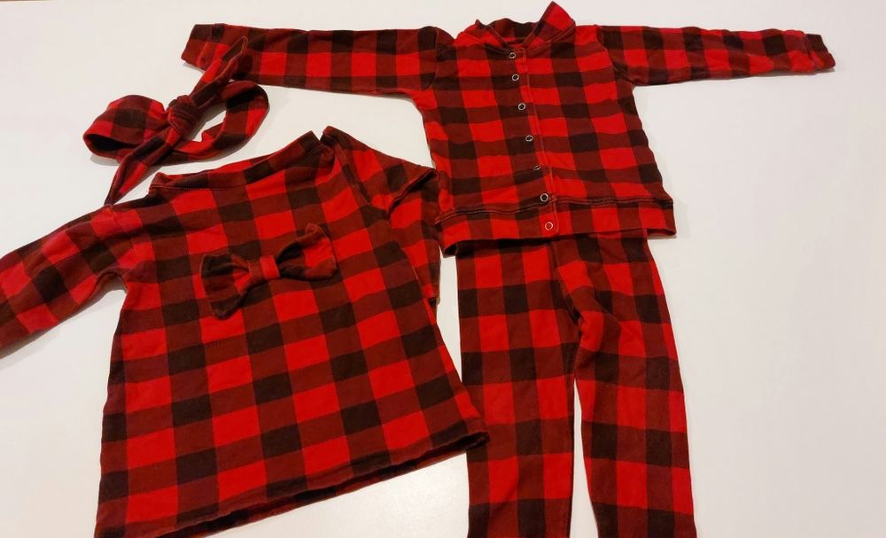 Komplet na roczek/święta dla Bliźniaków Parka