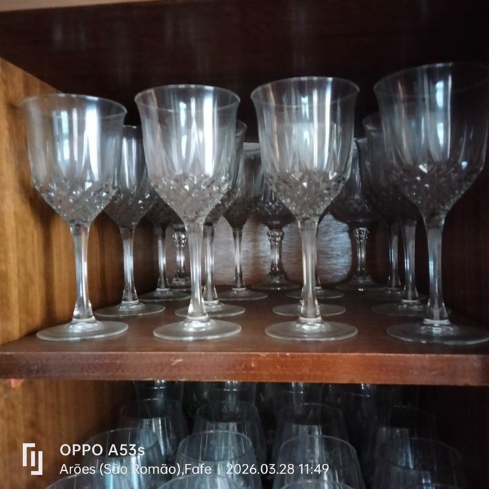 Jogo de copos cristal