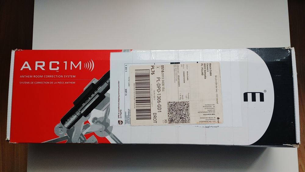 Mikrofon kalibracyjne do amplitunerów Anthem.