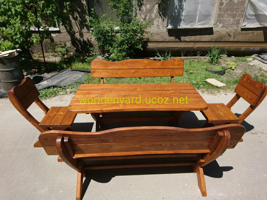 Садовая мебель. Деревянная мебель