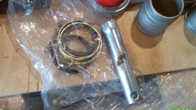 Штуцера для мотопомпы, ножки, фильтра,хомуты, комплектация мотопомпы