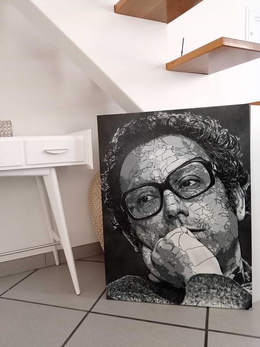 Ayrton Senna pintura original em tela