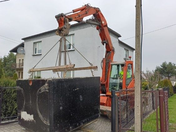 Przyłącza kanalizacyjne, montaż zbiornik deszczowych/szamba,szambo itp