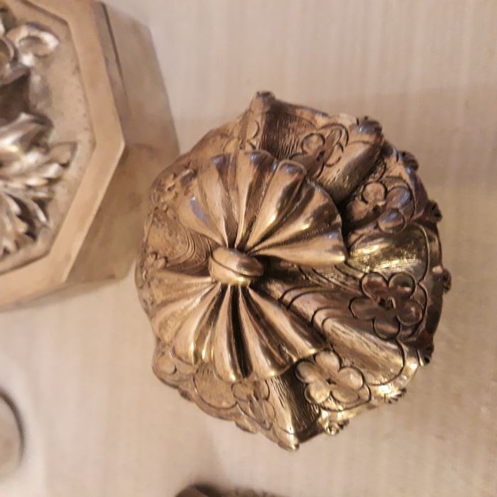 Peças em prata laminada italiana