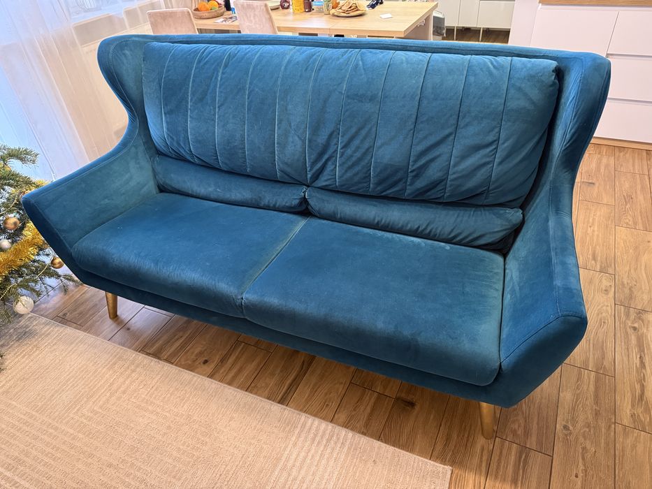 Kanapa ETAP SOFA ciemno zielono niebieska