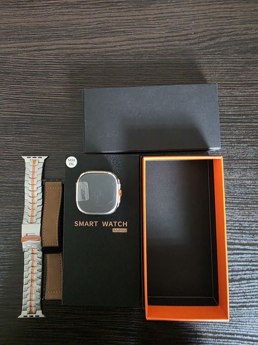 Смарт часы M99 + 4 ремешка / Apple Watch стиль / новые