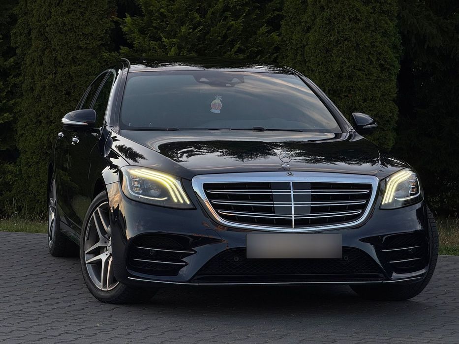 Mercedes-Benz Klasa S 3.0d ALU NAVI KAMERA 360 PAKIET AMG CARPLAY Serwisowany Bezwypadkowy