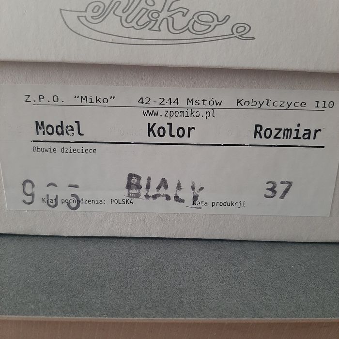 Buty komunijne skórzane białe