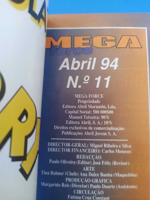 Revista coleção sega ano 1994/mega drive master sistem game gear