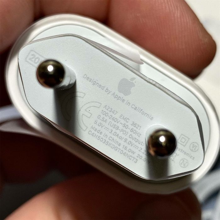 Оригинал комплект быстрой зарядки Айфон, USB-C 20W, A2347 USA