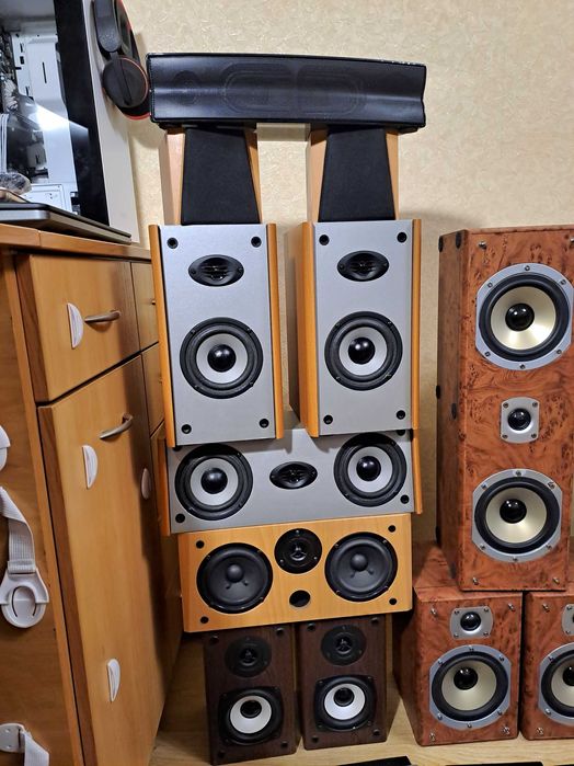 Продаж дерев'яних Пасивних колонок genius  5.1