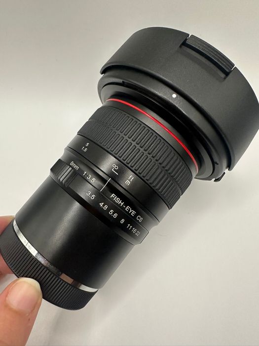 Lente olho de peixe Meike 8mm f/3.5 para Maquina Sony