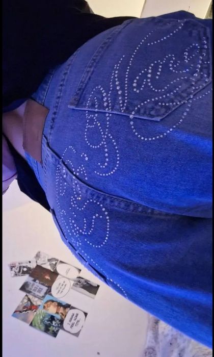 джинси з стразами