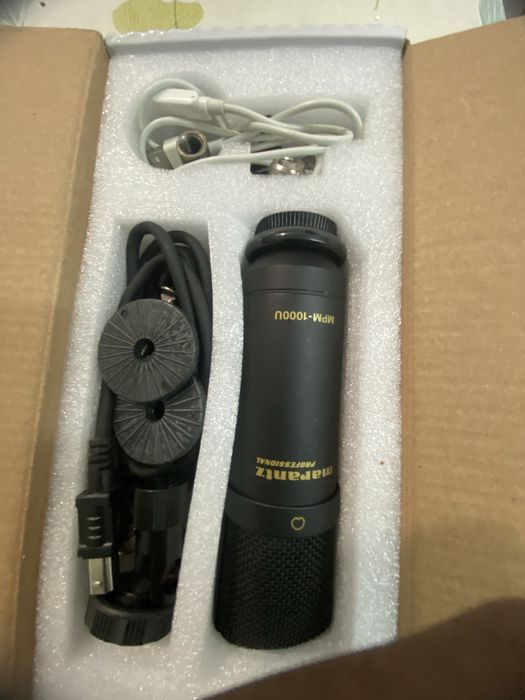 Microfone MARANTZ Condensador Usb Mpm-1000U