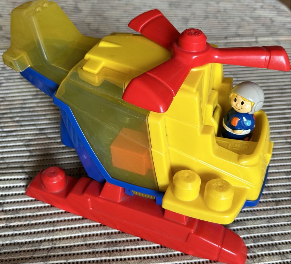 Mega bloks великий конструктор гвинтокрил з ємністю для зберігання: 199 ...