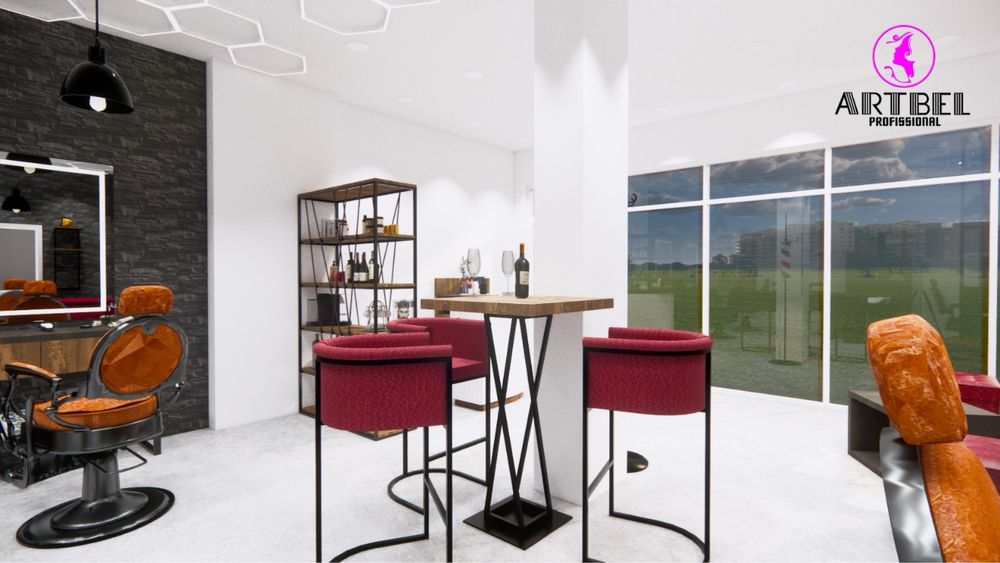 Mobiliario barbearia