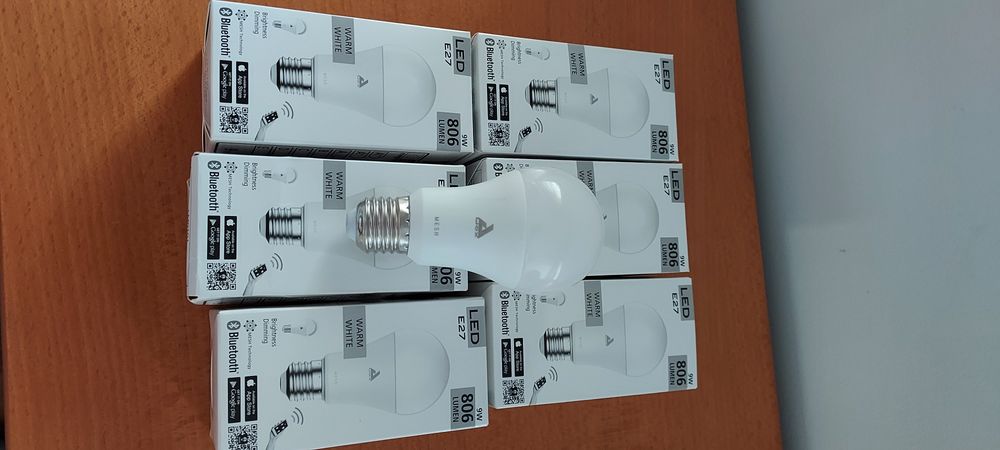 Lâmpadas brancas Bluetooth