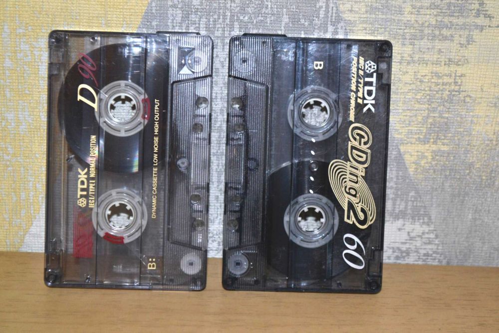 2szt. kasety magnetofonowe chrom CR TDK CDing2 60 i TDK D 90 kaseta