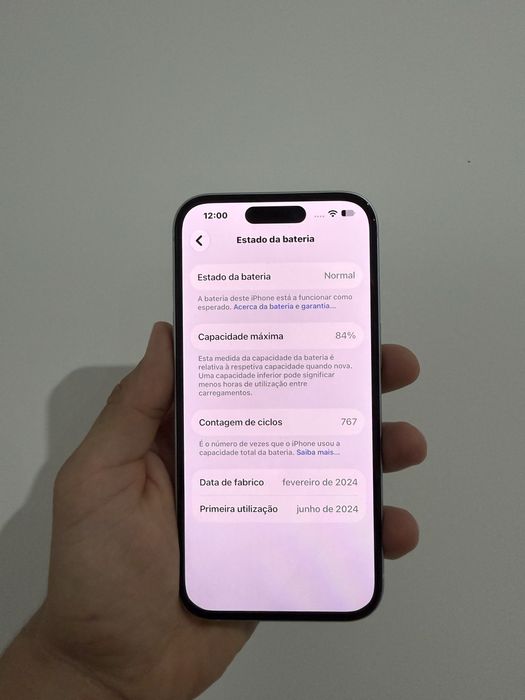 iPhone 15 128 GB Azul | Bateria 84% | Muito bom estado
