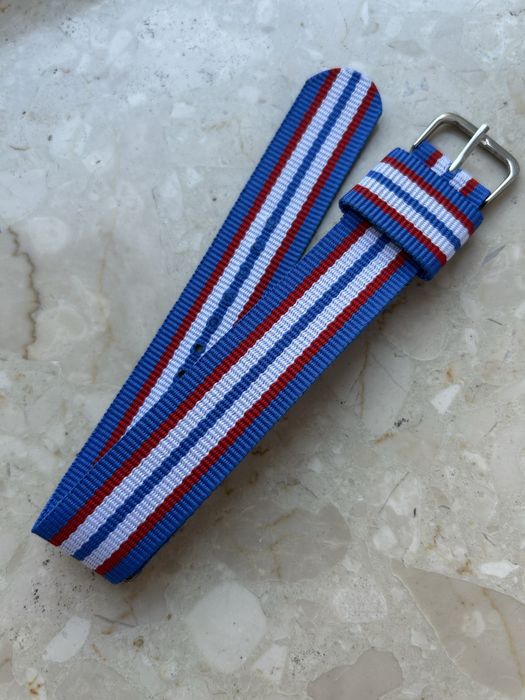 Pasek do zegarka wielokolorowy nato 20mm