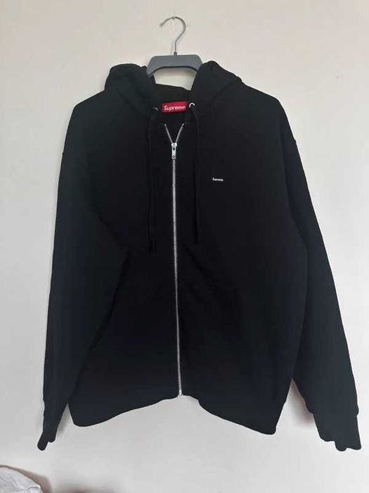 Supreme Small Box Zip Up Hooded Sweatshirt FW24 Black M