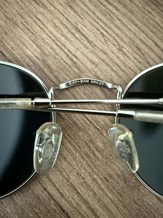 Ray-Ban RB 3447 Round Metal Flash Lenses