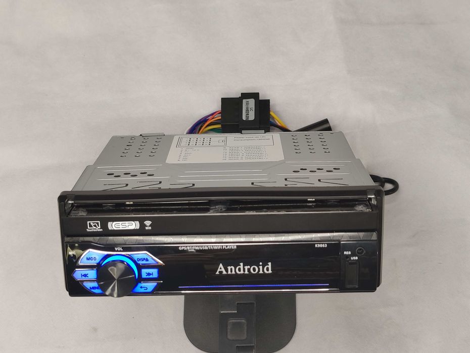 Rádio 1 DIN Android ecrã retratil • Wifi GPS BLUETOOTH oferta câmara