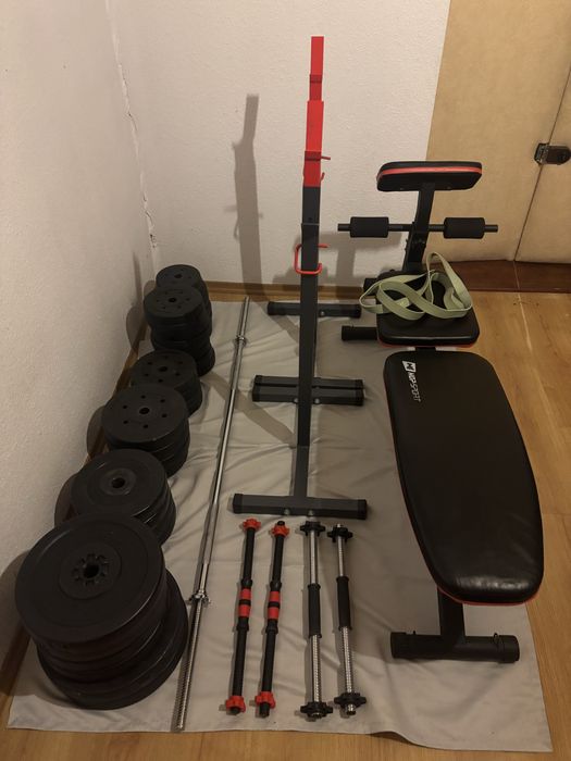 Domowa siłownia - 142 kg