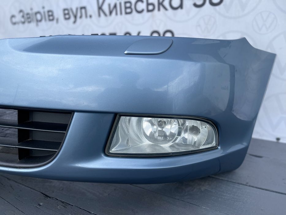 Передній бампер Шкода Октавія А5 передний 9154 9156 Skoda Octavia A5 сірий octavia a5