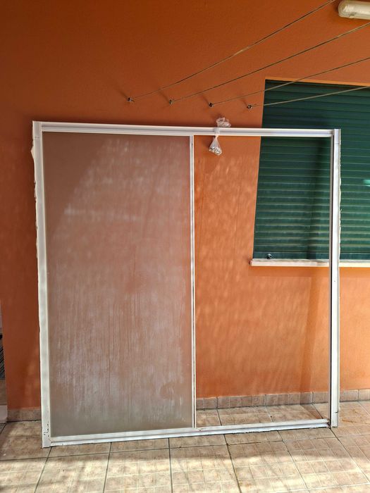 Base de Duche + Proteção de Duche com porta de correr