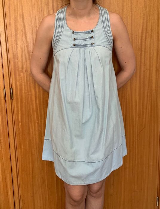 Vestido ganga Stradivarius