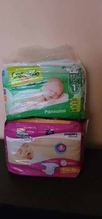 Памперси розмір 1, Mamia,  Nutmeg..