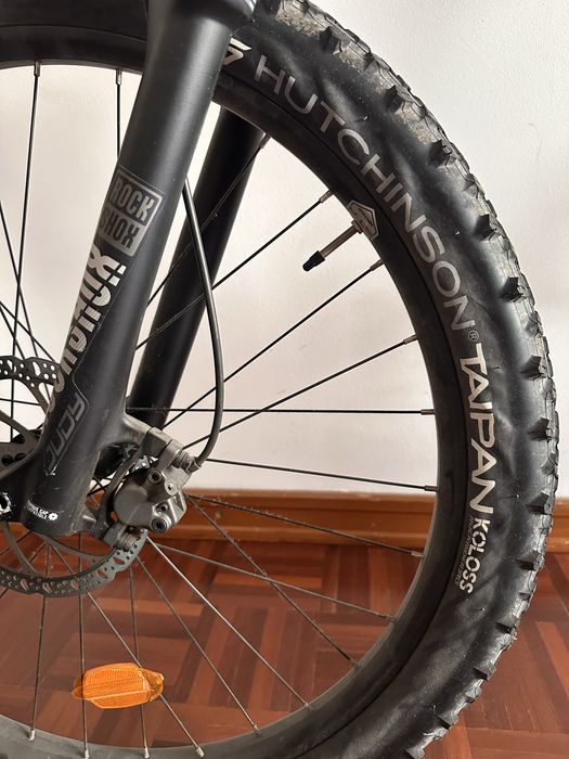 ROCKRIDER Bicicleta BTT Elétrica Semirrígida 27,5" E-ST 500 PRETO