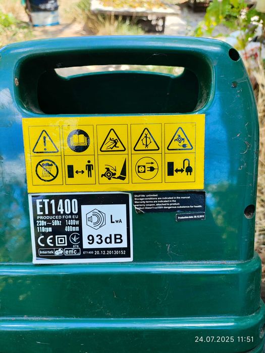 Культиватор електричний Iron Angel ET 1400