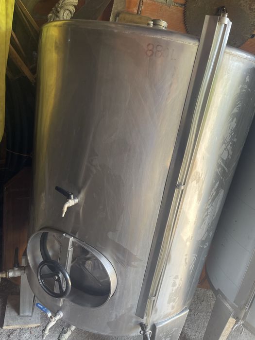 Cubas inox 1000l e 800 litros
