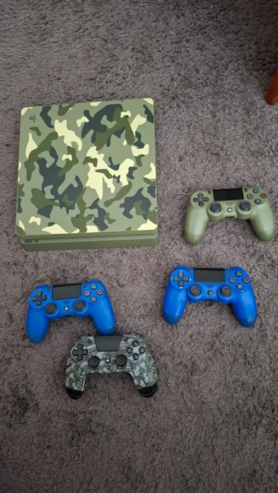 Ps4 camuflagem verde slim 1TB