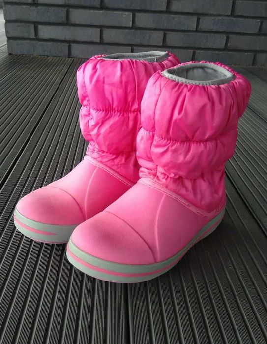 Зимові чоботи для дівчинки Crocs Winter Puff, J1 р 31-32