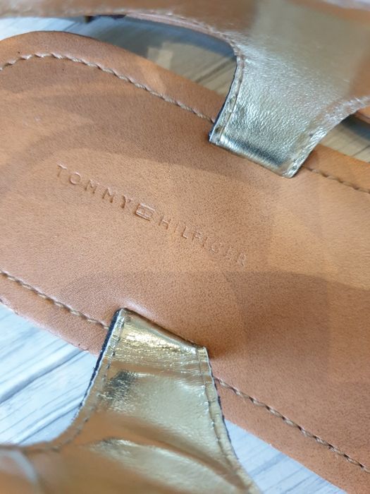 Granatowe sandałki Tommy Hilfiger