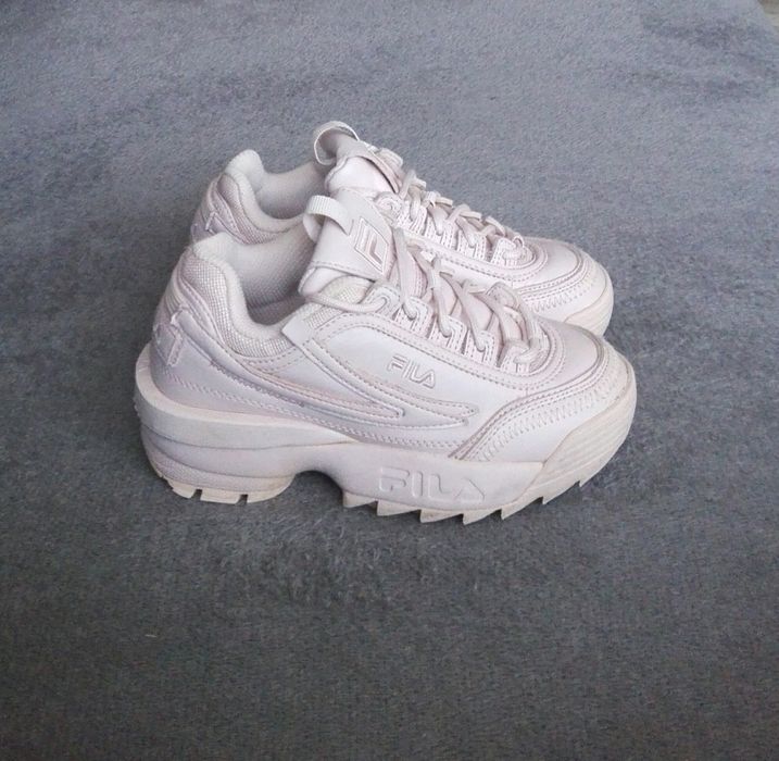 Fila oryginalne buty sportowe adidasy pudrowy róż rozm 33,5 34