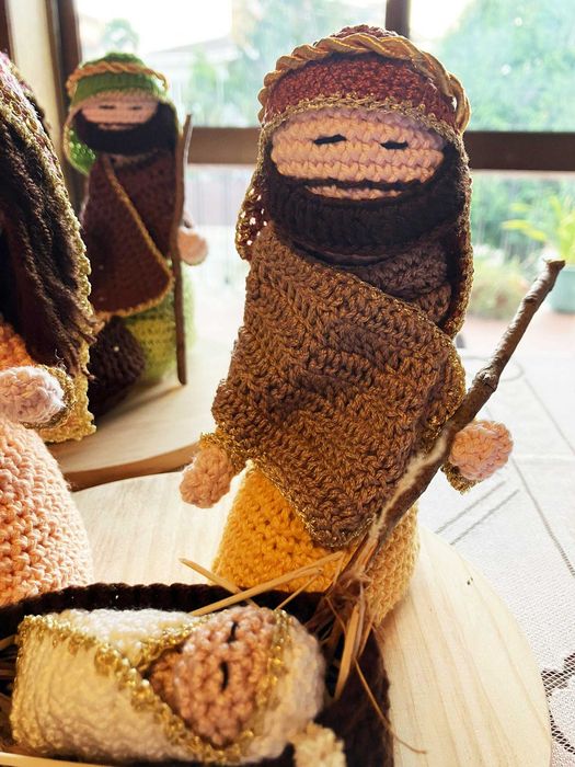 Presépio em crochê