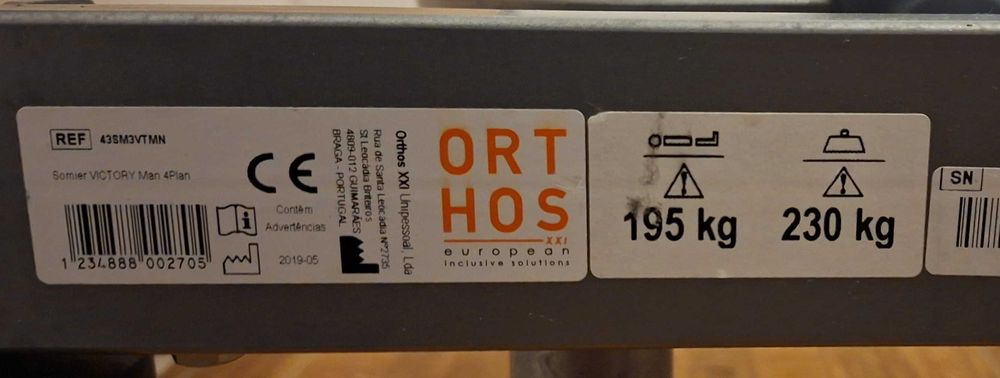 Cama articulada manual com colchão