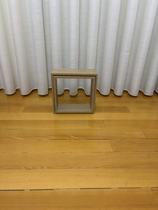Cubos prateleira de parede