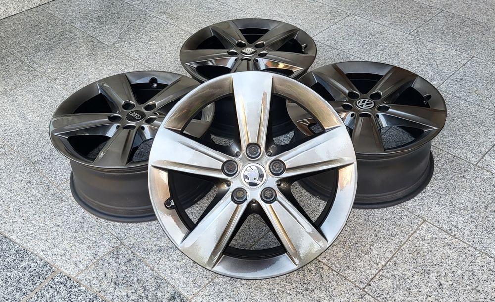 Alufelgi 17 5x112 VW touran golf Audi a3 a4 Seat leon Skoda #16