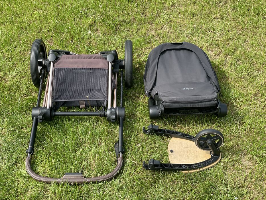 Cybex Priam 2.0 Rose gold spacerówka i kid board