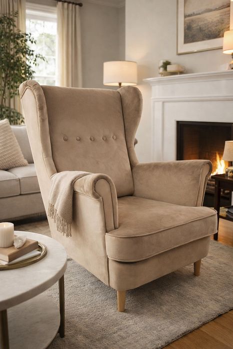 Stylowy fotel do salonu – Uszak w super cenie