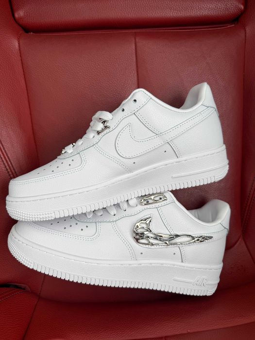 (БЕЗ ПЕРЕДОПЛАТИ) Nike Air Force 1 Low Molten Metal Silver найк аір